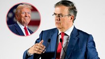 Marcelo Ebrard también le responde al 25% de aranceles que quiere imponer Donald Trump: 