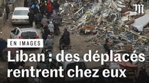 Après l’accord de cessez-le-feu, les déplacés libanais regagnent leur domicile