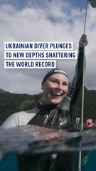 Ukrainian Diver Shatters World Record