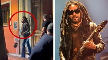 Lenny Kravitz fue captado saliendo de un restaurante en Buenos Aires previo a sus shows