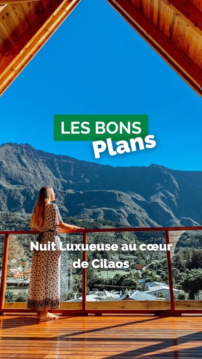 Venez vivre un séjour unique au Téréva Lodge, à Cilaos ! 😍✨  Pour y arriver, préparez-vous à affronter la route aux 400 virages. 🚗🌀  Ces lodges offrent des vues à couper le souffle. 🌄   Détendez-vous dans votre jacuzzi privé avec les montagnes en toil