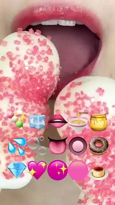 Asmr pink food emoji