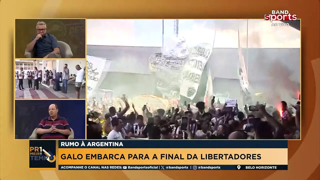 ATLÉTICO-MG EMBARCA PARA A FINAL DA LIBERTADORES NA ARGENTINA | PRIMEIRO TEMPO