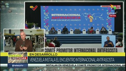 500 delegados participan en el Encuentro Internacional Antifascista