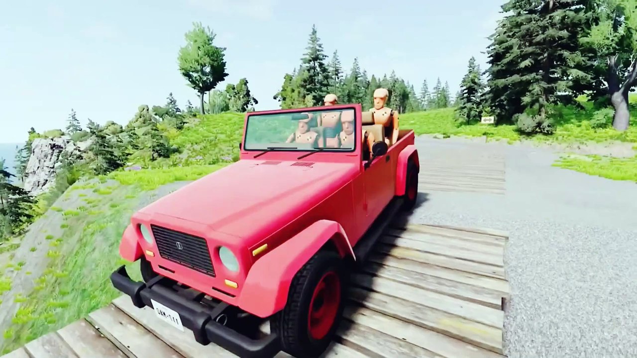 BeamNG Drive - Realistic Car Crashes #9