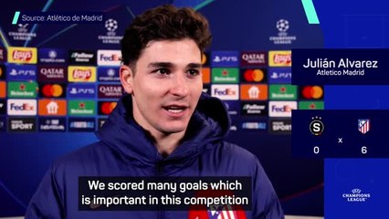 Alvarez rejoices as Atletico hit Sparta for six
