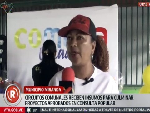 Falcón | Gobierno Bolivariano entrega insumos para culminar proyectos aprobados en Consulta Popular