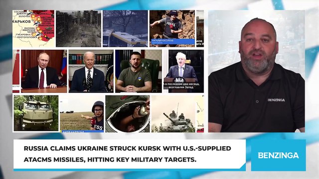 Russia Claims Ukraine Struck Kursk With U.S.-Supplied Atacms Missiles, Hitting Key Military Targets.