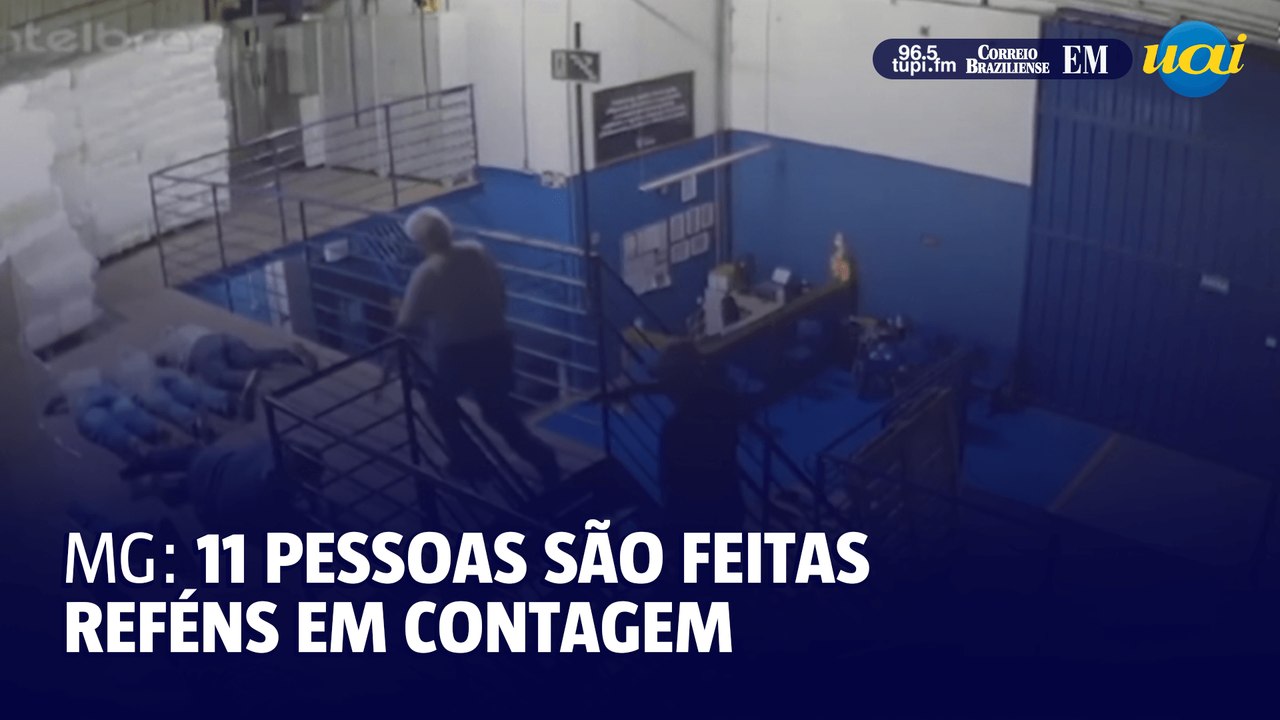Onze pessoas são feitas reféns em Contagem