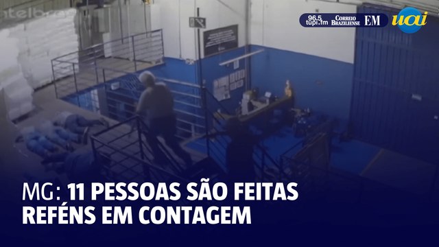 Onze pessoas são feitas reféns em Contagem