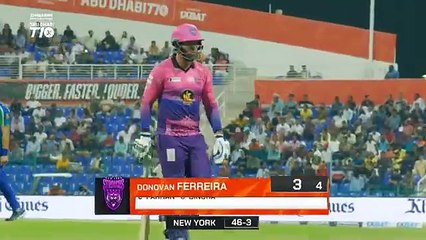 2024 Abu Dhabi T10 I Match 24 Highlights: UP Nawabs vs New York Strikers | Season 8