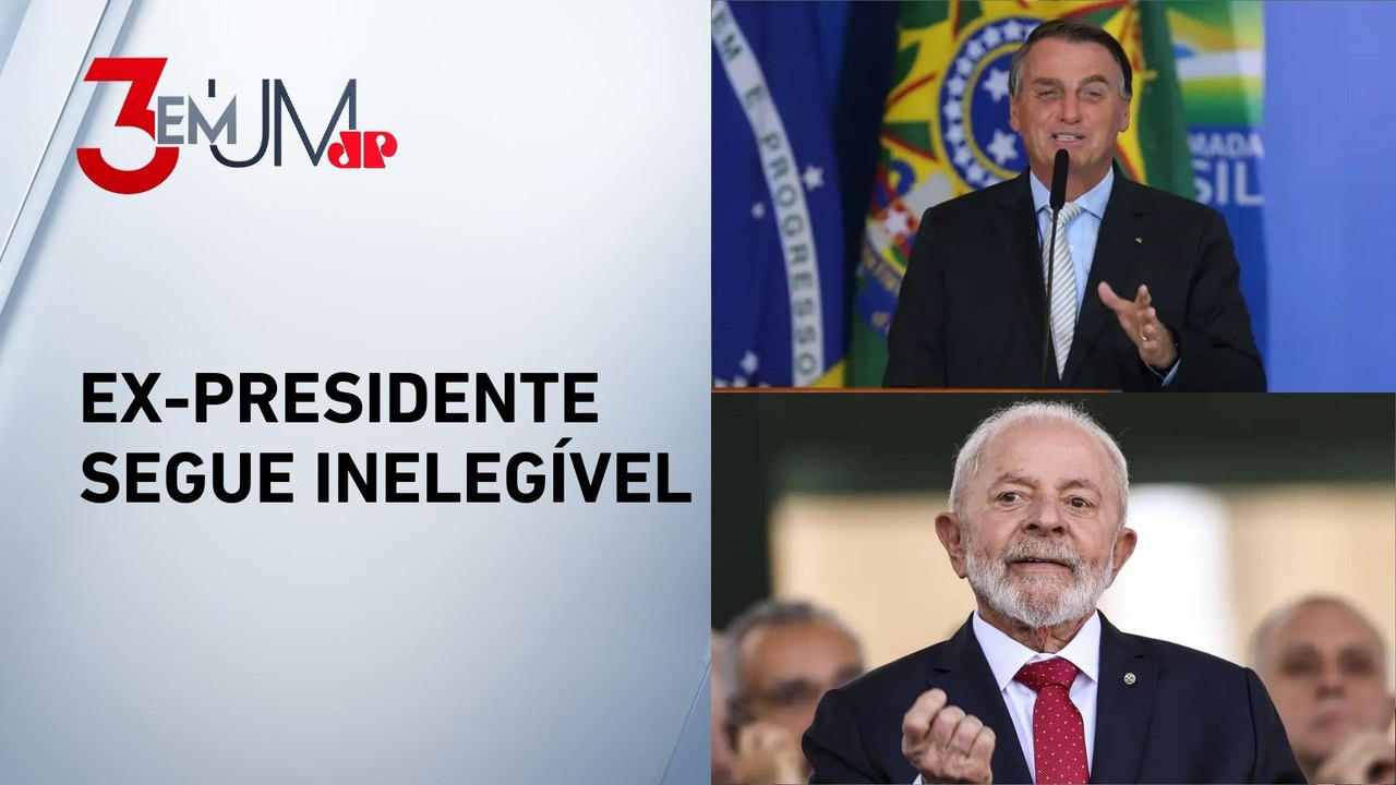 Bolsonaro teria 37,6% dos votos, contra 33,6% de Lula se eleições fossem hoje, diz Paraná Pesquisas