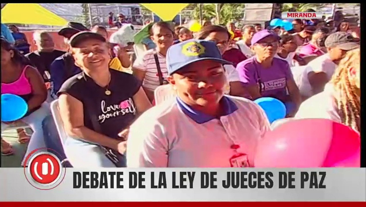 Pueblo mirandino y autoridades nacionales debaten Ley de Jueces de Paz