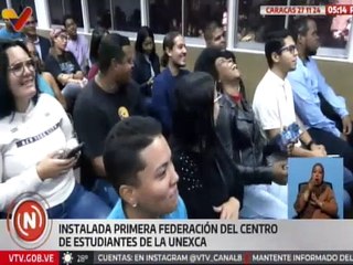 Realizan instalación de la primera Federación del Centro de Estudiantes de la Unexca