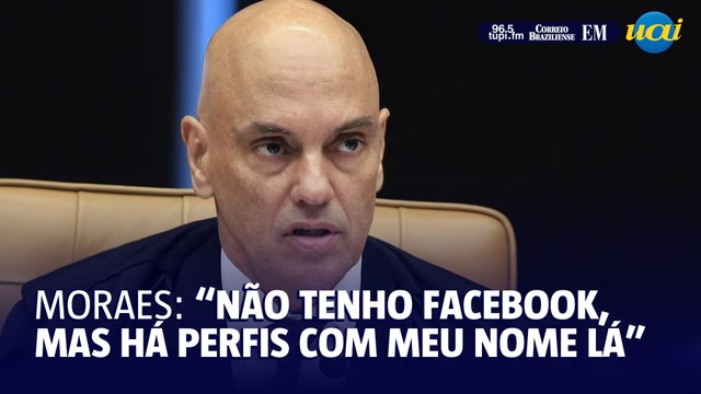 Alexandre de Moraes fala sobre perfis falsos nas redes sociais