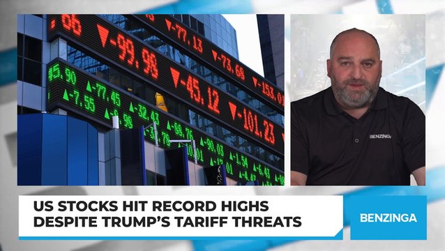 US Stocks Hit Record Highs Despite Trump's Tariff Threats