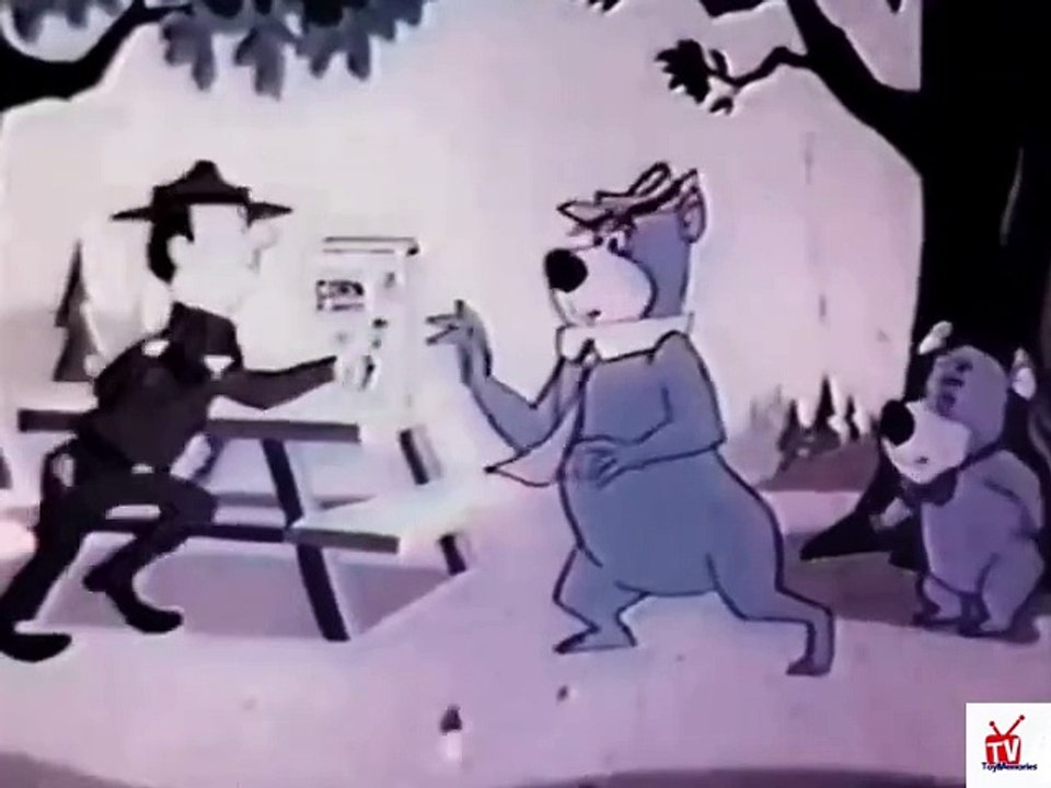 1960s Kellogg's Corn Flakes TV commercial - Yogi Bear, Ranger Smith & Boo Boo (Yogi has amnesia)