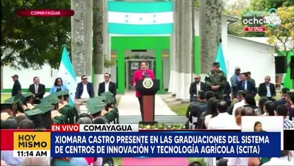 Entre risas, presidenta Castro responde a la pregunta '¿Dónde está Xiomara?'