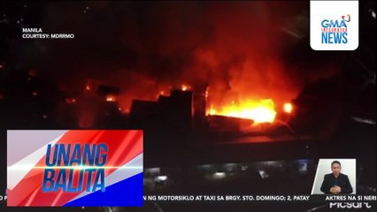 2, sugatan sa sunog sa Brgy. 310 sa Sta. Cruz; 500 pamilya, nawalan ng tirahan | Unang Balita