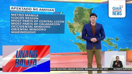 Weather update as of 6:06 AM (November 28, 2024) | Unang Balita