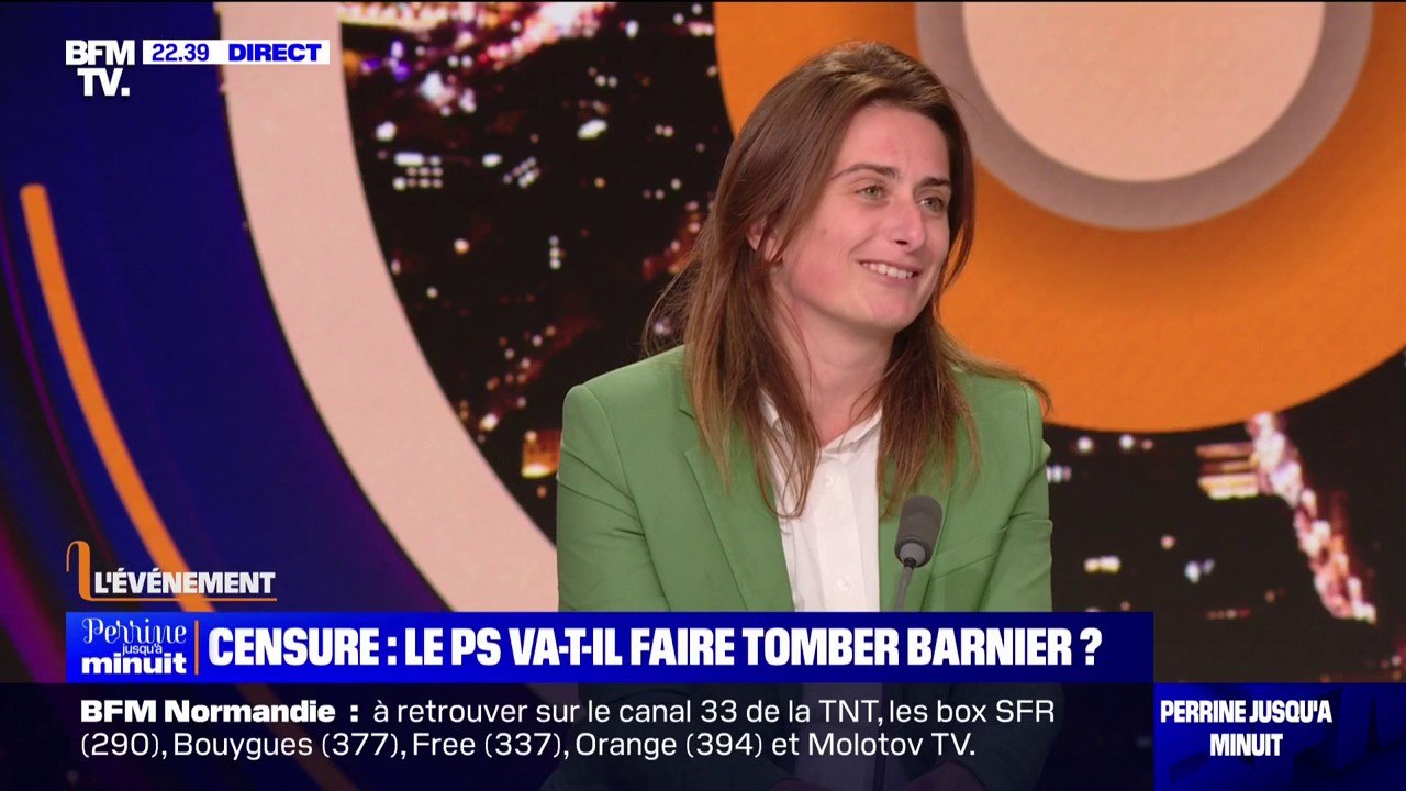 "Parfois, la vie politique c'est ça": Marine Tondelier (les Écologistes) rejoint Pierre Jouvet (PS) sur le plateau de BFMTV