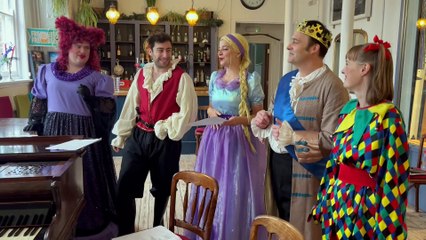 The cast of Rapunzel at the Groundlings Theatre perform