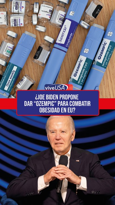 ¿Joe Biden propone dar “Ozempic” para combatir obesidad en EU?
