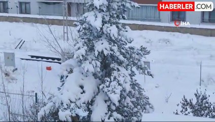 Erzurum'da Yoğun Kar Yağışı Hayatı Felç Etti