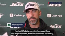 'Want to finish it off the right way' - Aaron Rodgers on Jets future