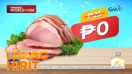 #SorpresaBenteSingko -- Libreng Christmas Ham! | Unang Hirit