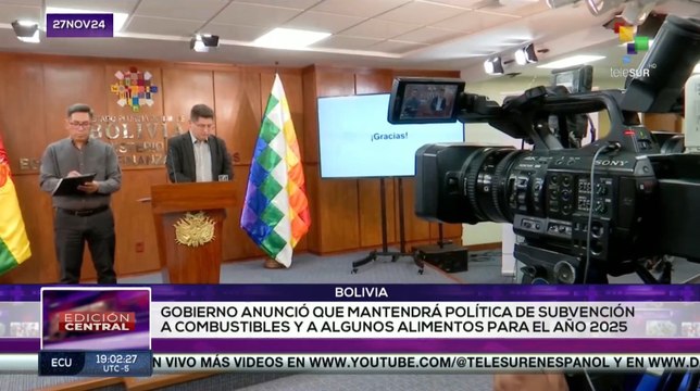 Gobierno boliviano anunció que se mantendrá política de subvención a combustibles y alimentos