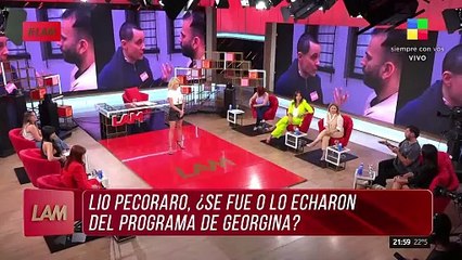 Lio Pecoraro: ¿SE FUE o LO ECHARON del programa de Georgina?