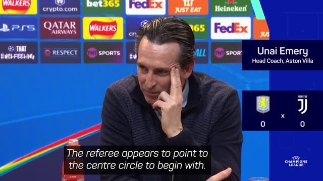 Emery believes referee 'changed his mind' by ruling out Morgan's last-minute winner