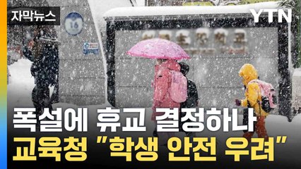 [자막뉴스] 서울시 제설 총력 대응... 경기도 휴교령 검토 / YTN