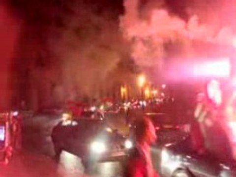 Coupe d'Algerie JSMB defilé la veille