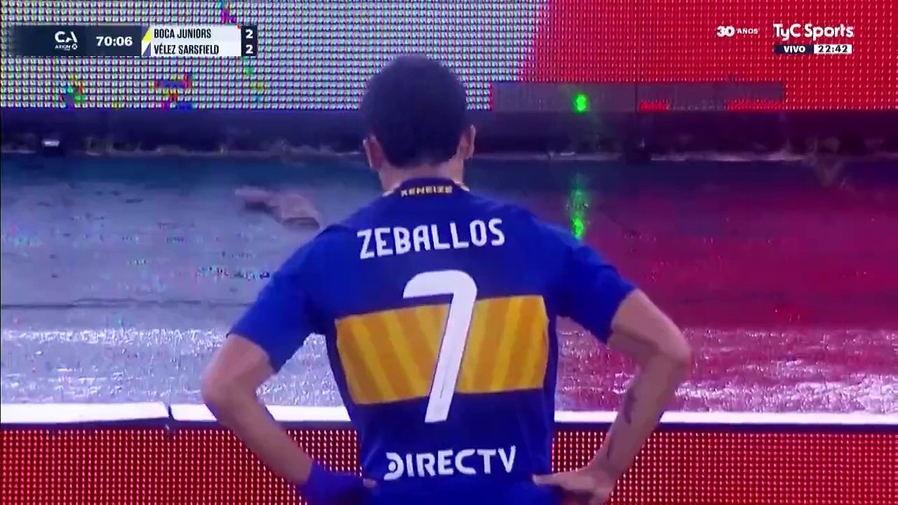 Boca Juniors 2 - 2 Vélez Sarsfield | Gol de Exequiel Zeballos
