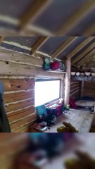 -34F At My Remote Off Grid Log Cabin In The Wilder