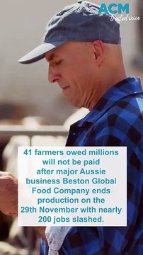Farmers owed millions after major Aussie business stops production