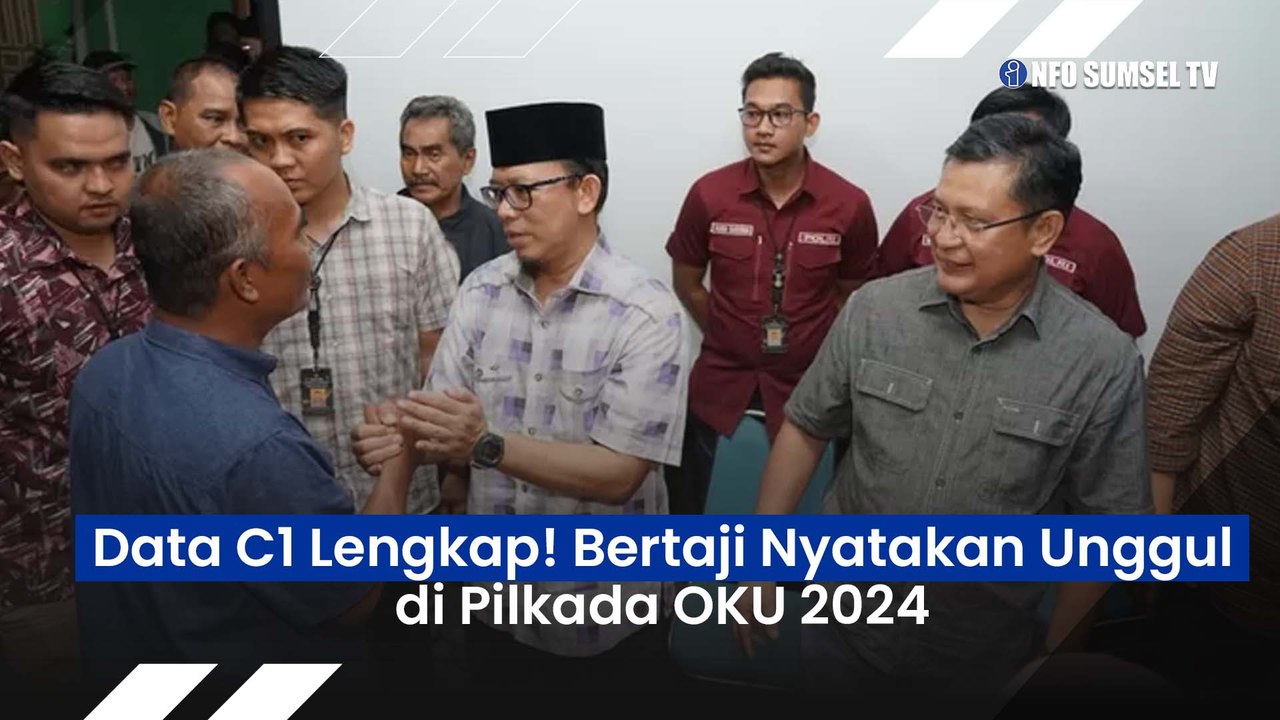 Pasangan Bertaji, Teddy Meilwansyah - Marjito Bachri Klaim Kemenangan di Pilkada OKU, Rekap Model C1 Seluruh TPS Sudah Dikantongi