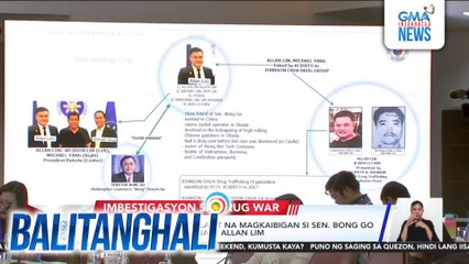 PDEA Drug Matrix - Malapit na magkaibigan si Sen. Bong Go at drug personality na si Allan Lim | Balitanghali