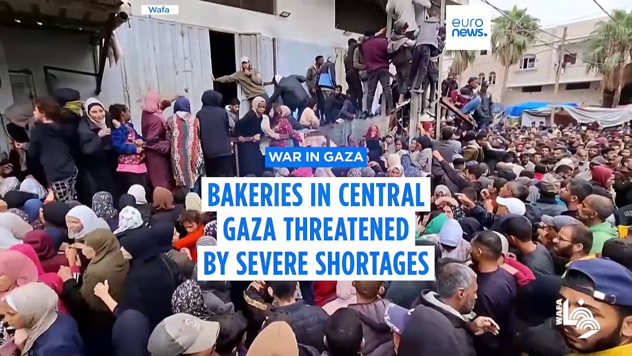Bakeries  threatened by severe shortages while bread is a lifeline to many in Gaza
