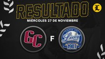 Resumen Gigantes del Cibao vs Tigres del Licey 27 de Noviembre del 2024