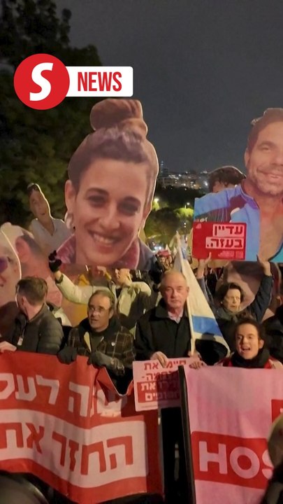 Israeli protesters say it's time for a Gaza ceasefire as Hezbollah truce holds