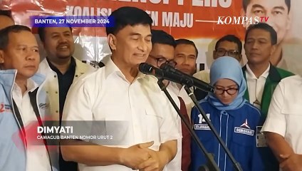 [FULL] Andra Soni-Dimyati Tanggapi Hasil Quick Count Pilkada Banten 2024