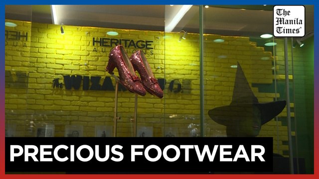 Judy Garland's ruby slippers from 'The Wizard of Oz' to be auctioned