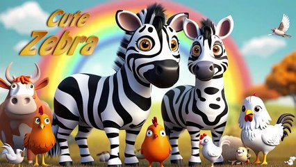 The Childrens Song - Cute Zebra