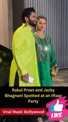 Rakul Preet and Jacky Bhagnani Spotted at an Party