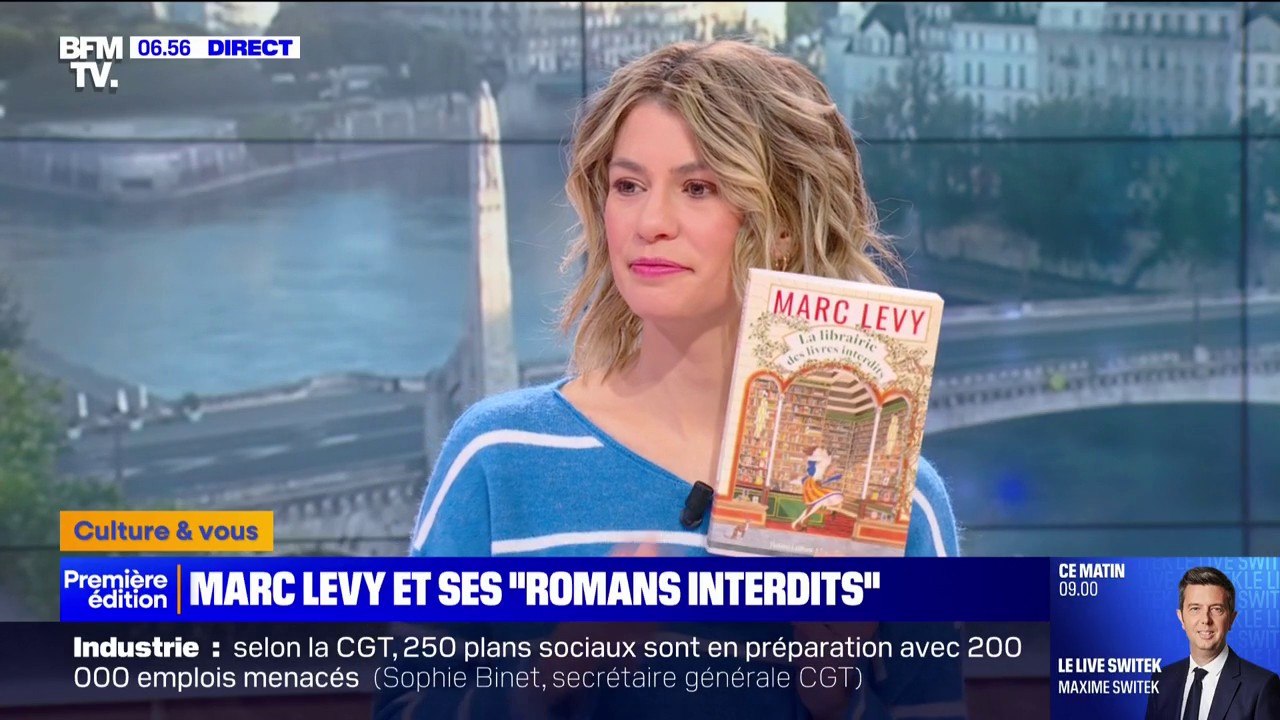 "Lire est un droit extraordinaire": "La librairie des livres interdits", le nouveau roman de Marc Levy, décrit une société où les bouquins sont interdits