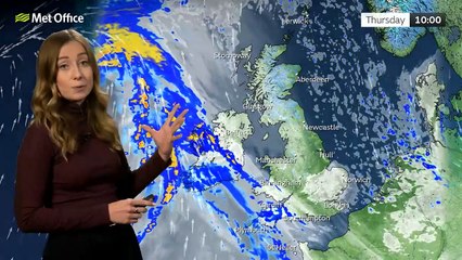 Met Office Thursday morning weather forecast 28/11/2024