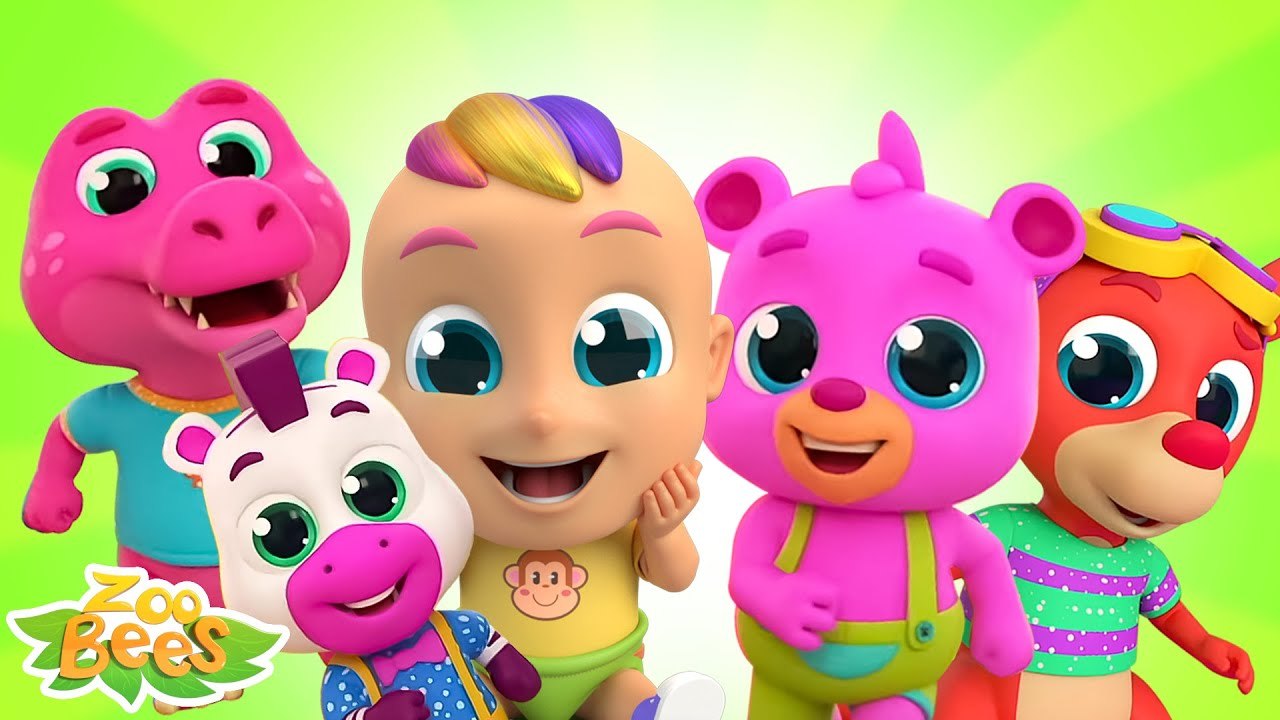 Cinq Dans le Lit, Préscolaires Chansons + Plus 3d Comptines pour Bébés